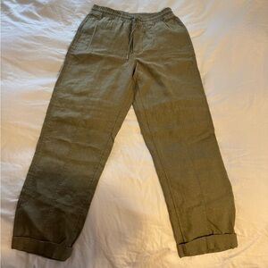 Athleta Linen Bali Pants size Small